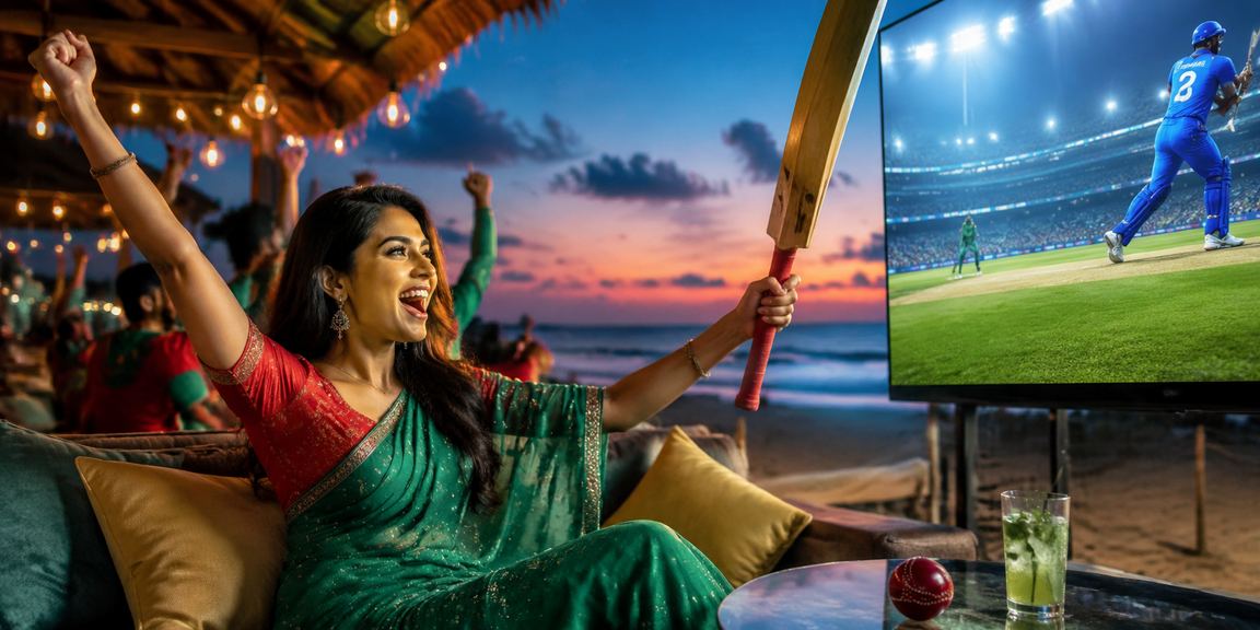 কক্সবাজার সমুদ্র সৈকতে ক্রিকেট বেটিং উপভোগের দৃশ্য